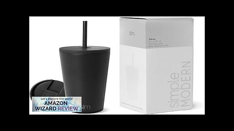 Simple Modern Insulated Tumbler with Lid and Straw Iced Coffee Cup Review