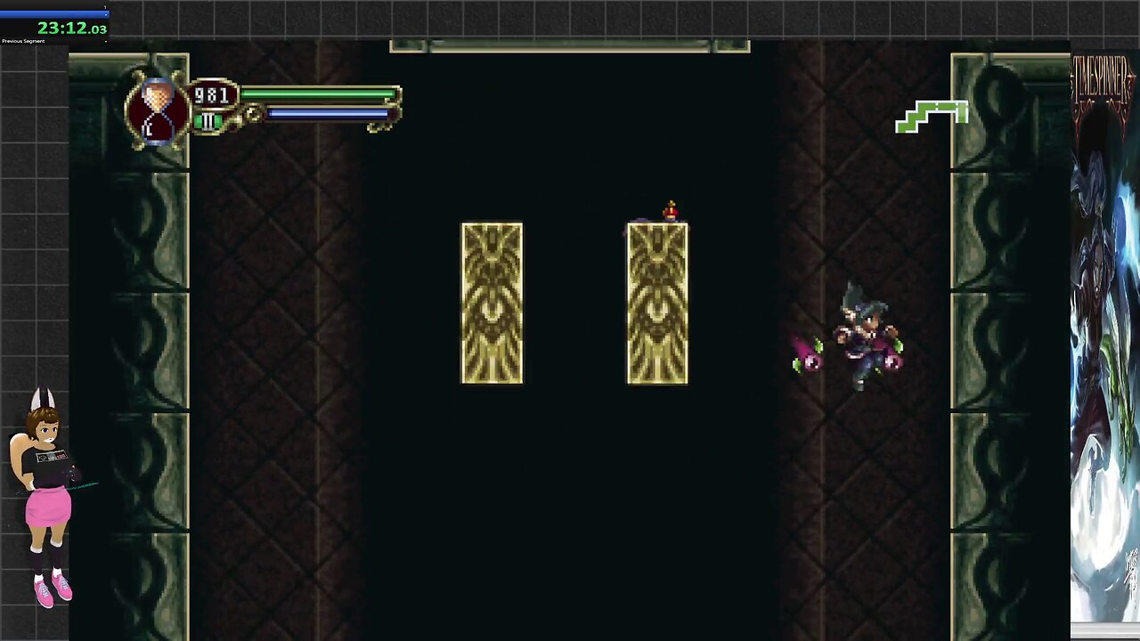 Lunais Goes Down the Hoooooole: Timespinner Speed Botch