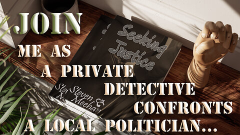 A private detective forces himself into a politician’s limousine to ask about a woman’s death...