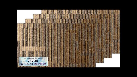 VEVOR Carpet Tiles Reusable 20"x 20"Carpet Squares With Padding Attached Soft Padded Review