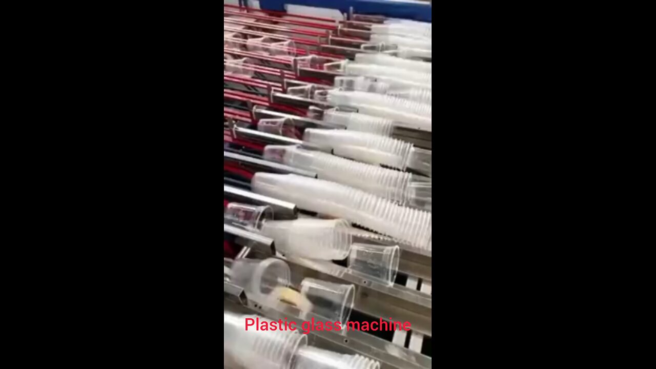 Plastic glass machine 😮