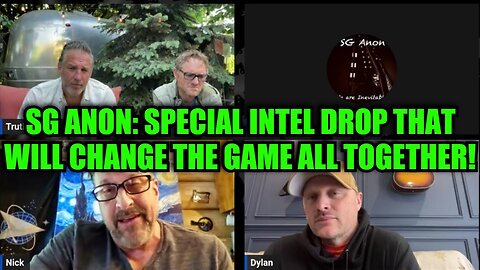 SG Anon: Special Intel Drop That Will Change the Game All Together!