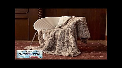 Heated Blanket Electric Throw 50" x 60" -Heated Throw Blanket with 5 Review