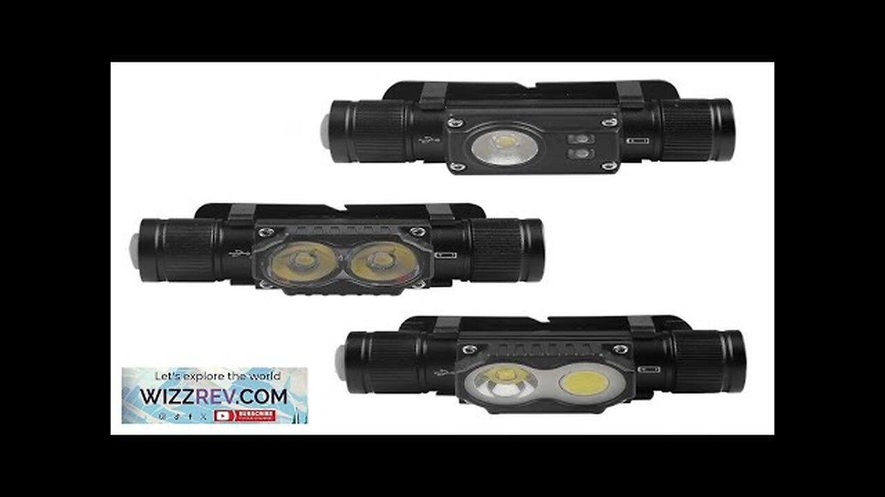 46G XTE+COB Outdoor Camping Headlamp 180°LED Built in 800 mA 18650 Battery Review