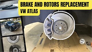 How To change Rotors and Brake Pads on a 2021 Volkswagen Atlas. DIY