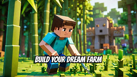 Build Your DREAM Bamboo Farm in Minecraft NOW!