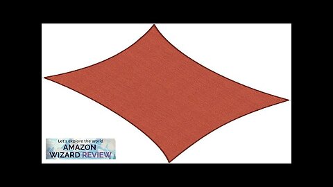 AsterOutdoor Sun Shade Sail Rectangle 6' x 10' UV Block Canopy Review