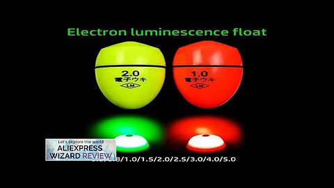 Electronic floating wave rock fishing through luminous floating float electronic bright Review