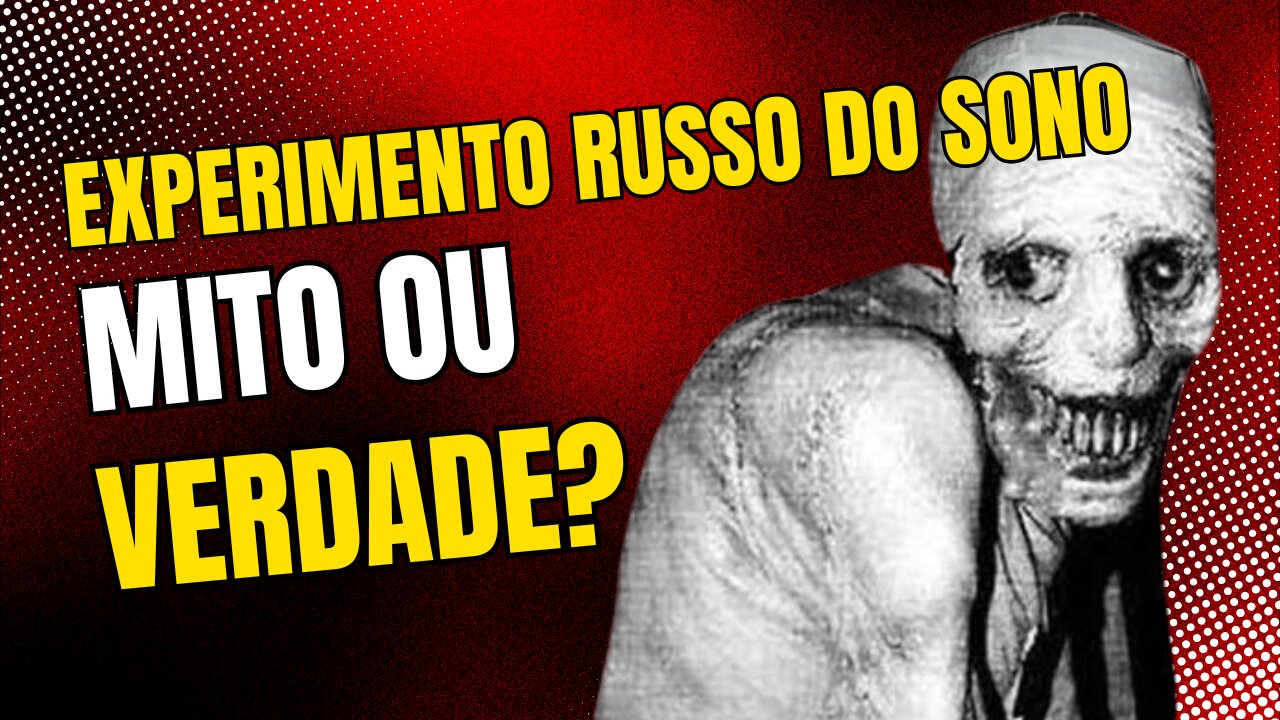 O experimento russo do sono | O experimento mais assustador já realizado?