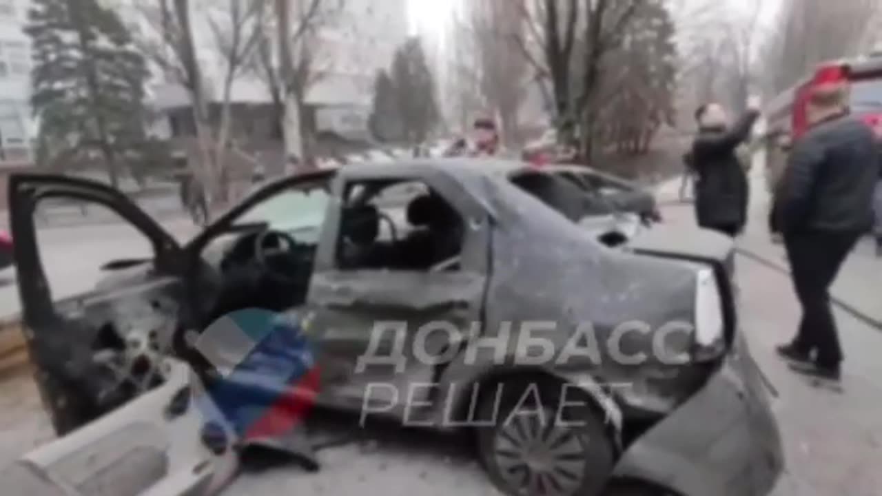 Shells Land in Donetsk City(Unclear from Who)