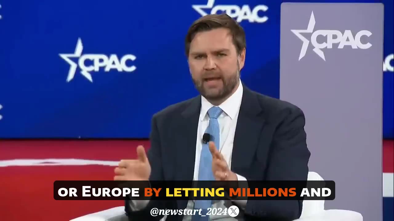 JD Vance: Europe's Greatest threat is sending millions of unvetted migrants into their countries.