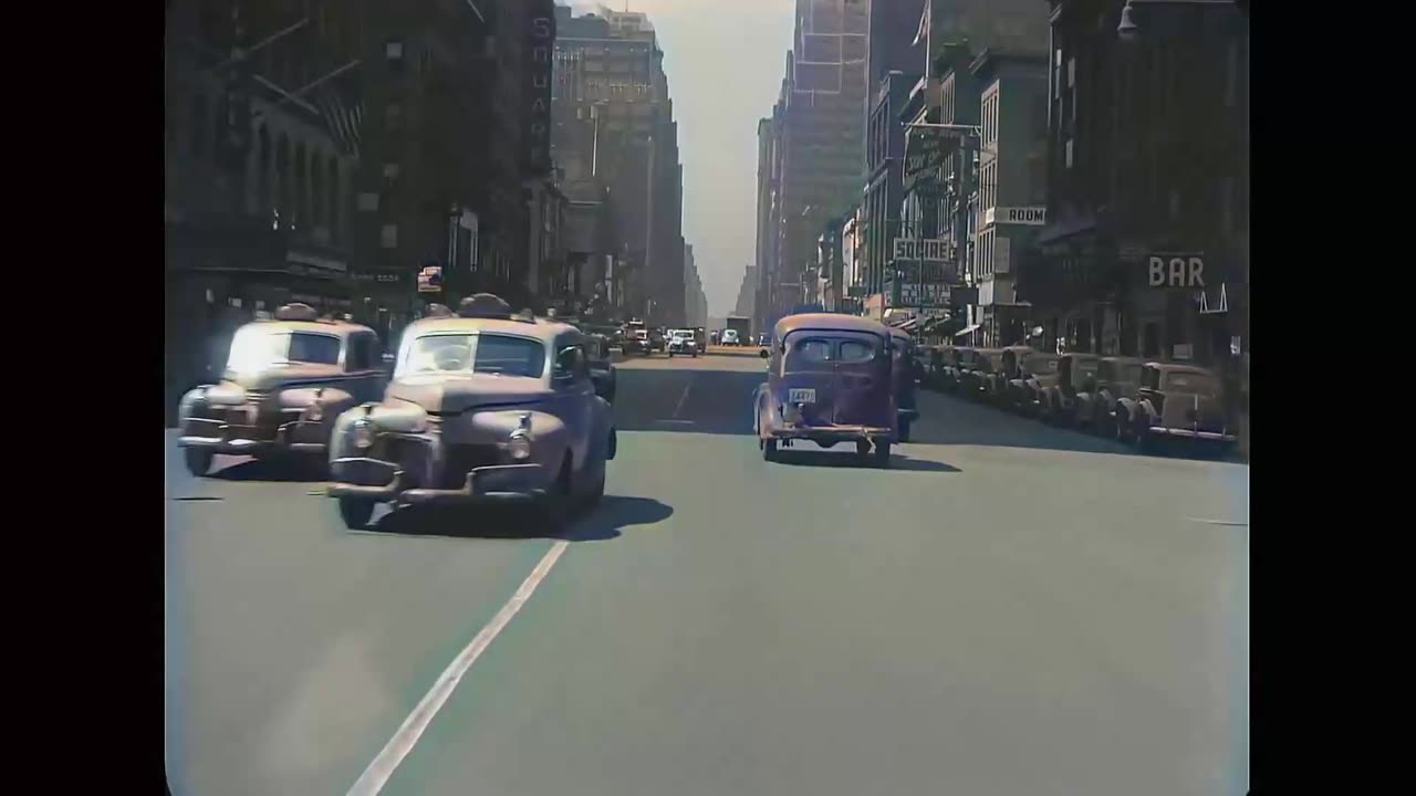 New York 1945: The Big Apple in Color