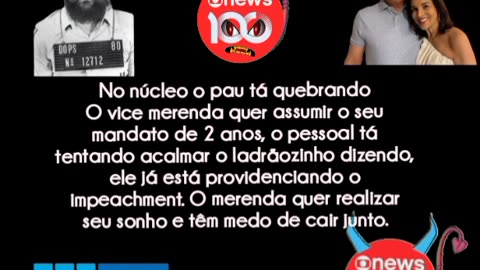 Por dentro do núcleo o pau tá quebrando O merenda quer assumir seus 2 anos. O convite do Trump para Bolsonaro colocou medo no merenda vendo seu sonho ir ladeira abaixo.