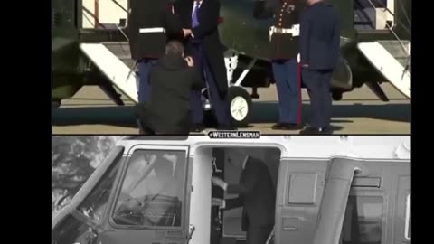 Trump & Biden Exiting Marine One - YUGE DIFFERENCE!!! Thank You DJT