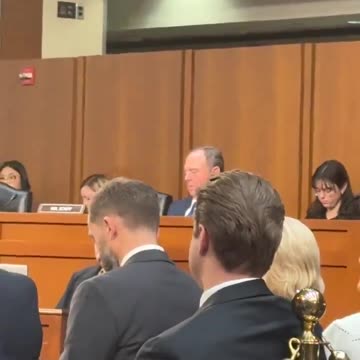 Adam Schiff, after expressing that Pam Bondi is just not up for the job, fell asleep