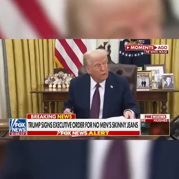 Trump’s Executive Order on Skinny Jeans