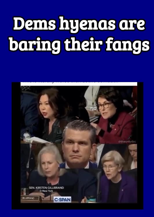 DEMS HYENAS ARE BARING THEIR FANGS