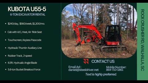 Excavator Rental: Make Your Heavy Works Easier!