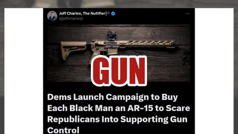 Fact Check: Satire Story Says Nonprofit Group Wants To Buy Each Black Man In America An AR-15 Rifle