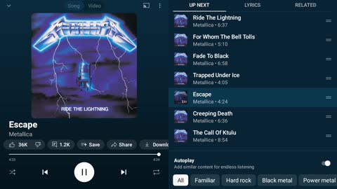 Metallica (Ride the Lightning) Full Album