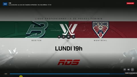 La Reconstruction au Cœur du Canadien S1 E 7 des Choix difficiles