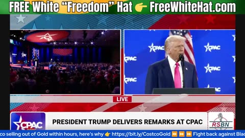 🟢 WATCH: President Trump Speaks LIVE and CPAC