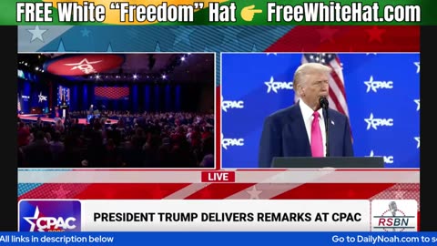 🟢 WATCH: President Trump Speaks LIVE and CPAC