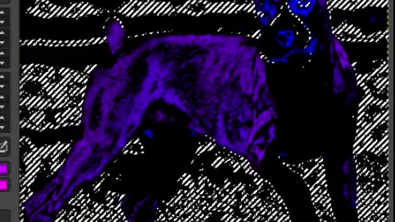 Purple Dog #drawingvideo