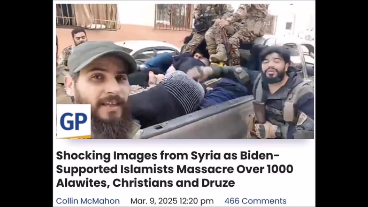 Shocking Images from Syria as Biden-Supported Islamists Massacre...