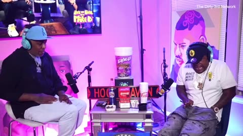 Shocking moment Rapper 2 Low accidentally fires gun during podcast