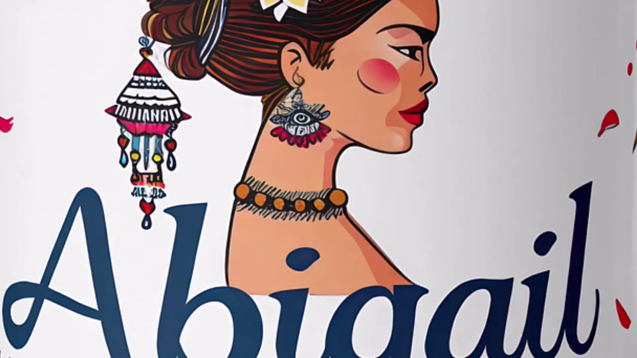 Taza personalizada con estilo único para Abigail #tazaunica #regalopersonalizado