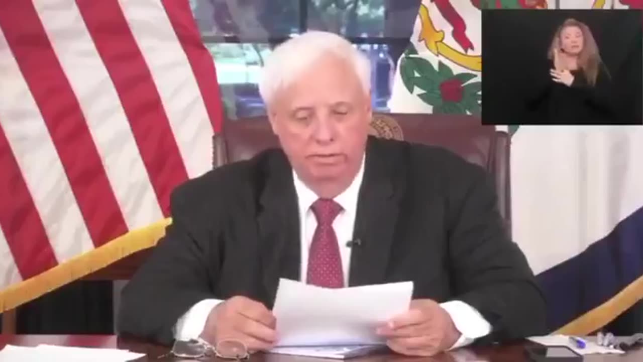 West Virginia Governor Jim Justice admitted on live television that...