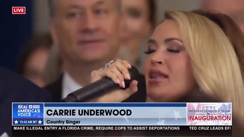 CARRIE UNDERWOOD SINGS _AMERICA THE BEAUTIFUL