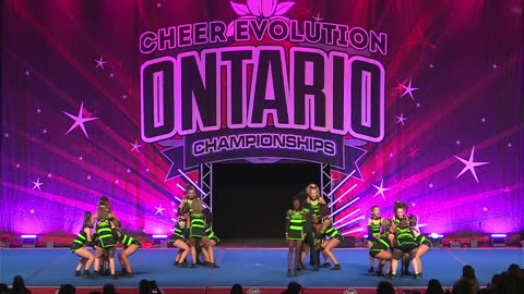 Black Widow Cheer Gym Voodo Ontario Championships 2025 Day 1