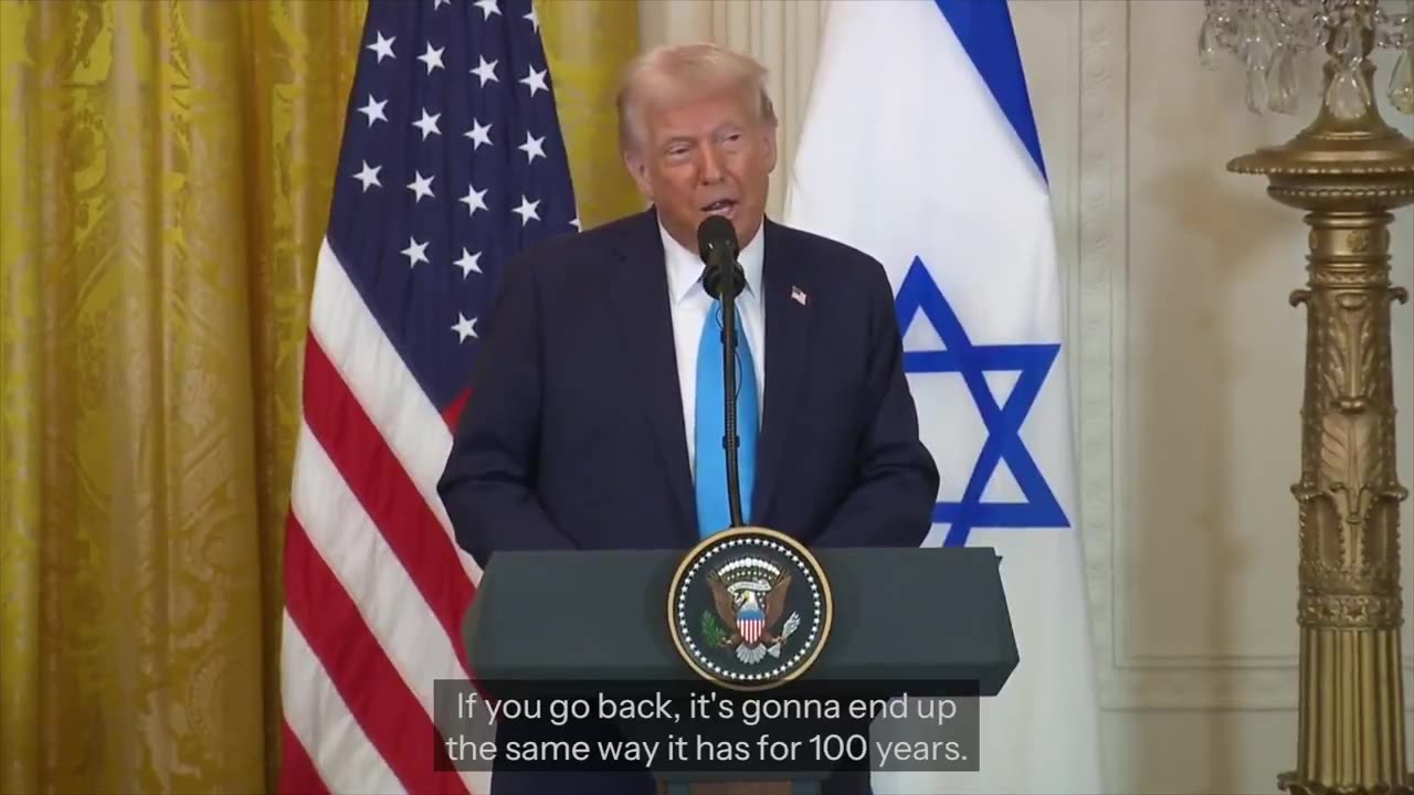 Pres. Trump - The U.S. Will Take Over The Gaza Strip