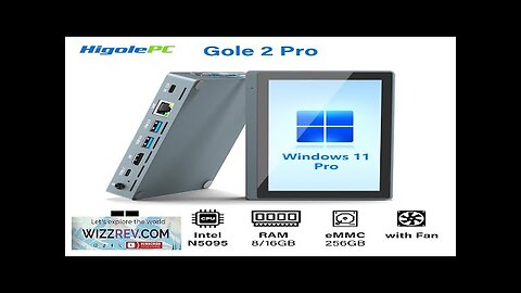 Higole Gole 2 Pro 5.5'' Intel N5095 Mini PC with Screen Windows Review