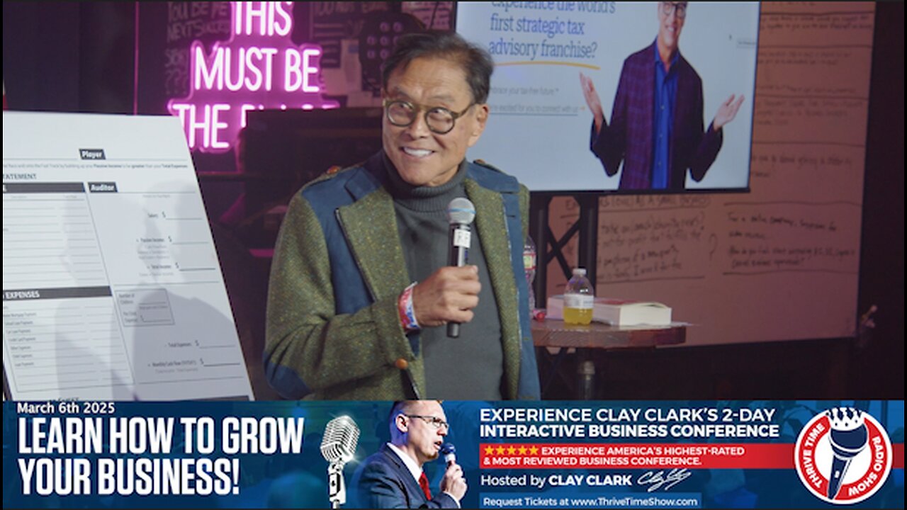 Robert Kiyosaki | "I Have One Word for Clay Clark & All of You. I'm SPEECHLESS. You Guys Are Impressive People. I Am Very, Very, Very Impressed. I'll Leave w/ the Highest of Regard for Your Group Here!" 3/6/2025