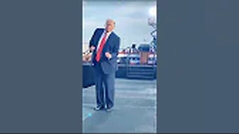 President Trump never stopped dancing.YMCA song 😂🤣🕺