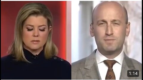 The Moment Stephen Miller Unceremoniously Said Everything To The Presenter Shocked Her