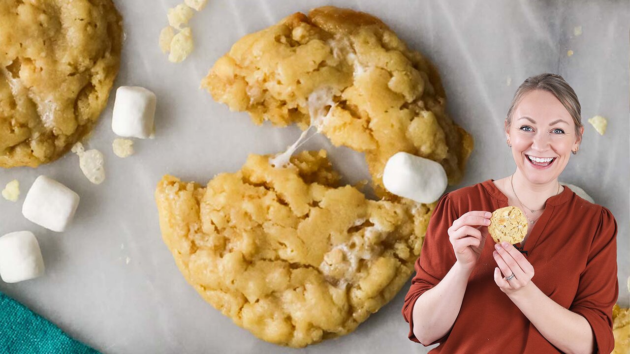 Rice Krispie Treat Cookies