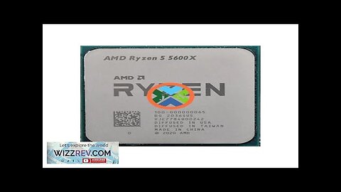 AMD Ryzen 5 5600X R5 5600X 3.7 GHz Six-Core Twelve-Thread CPU Processor Review