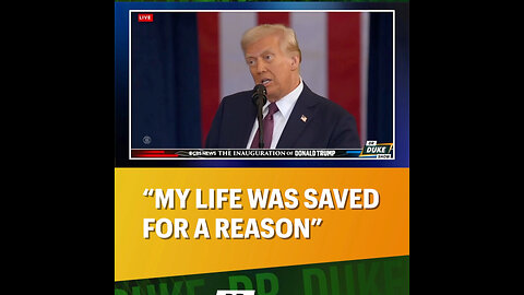 🙌Trump Says His “Life Was Saved For A Reason”