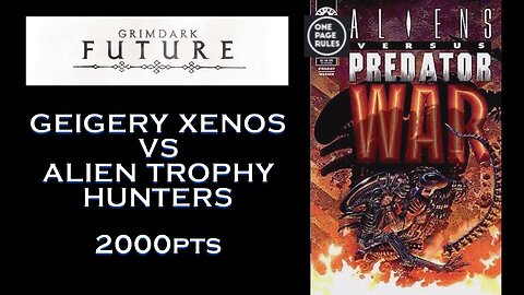 ALIENS VS PREDATOR. 2000 pt Grim Dark Future