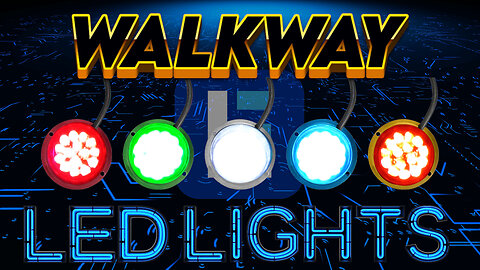 Surface Mount Walkway LED Lights - Machined Aluminum Courtesy or Down Light