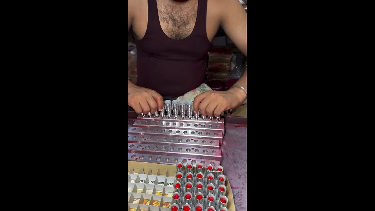 Girls Lipstick Factory Making #viral #reels #shorts #trending #Lipstick #makeup #making