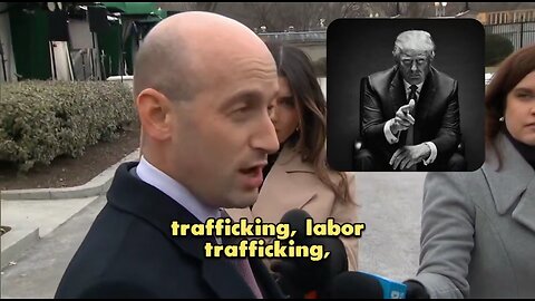 Stephen Miller says they will investigate sex & child trafficking from the previous administration