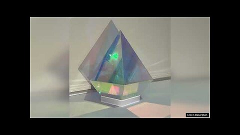 LED Pyramid Diamond Bedroom Decor RGB Night Light USB Color Dimming Atmosphere Review