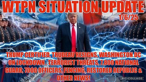 WTPN ~ Judy Byington ~ Situation Update ~1-6-25 ~ Trump Return ~ Restored Republic via a GCR