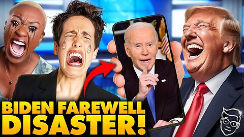 Internet Destroys MSNBC Anchors For CRYING During Biden Farewell Address | CNN Savages Joe 🤣