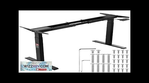 VEVOR Standing Desk Frame Dual Motor Adjustable 27.6"-46.1" Height & 43.3"-70.1" Length Review